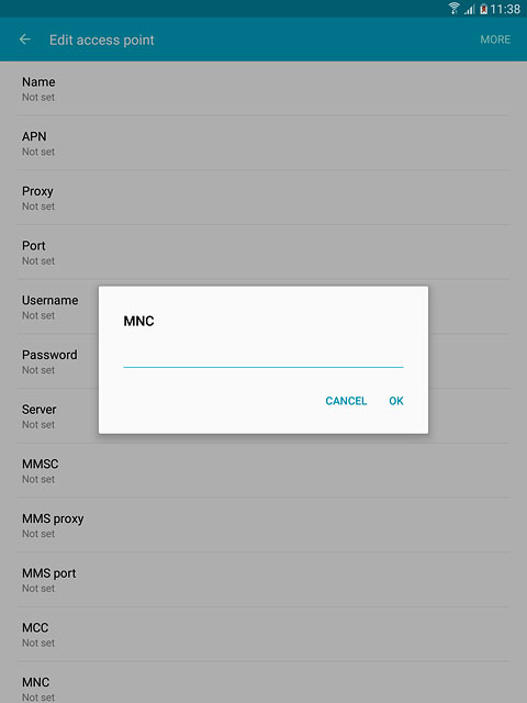 Key in 01 and press OK.