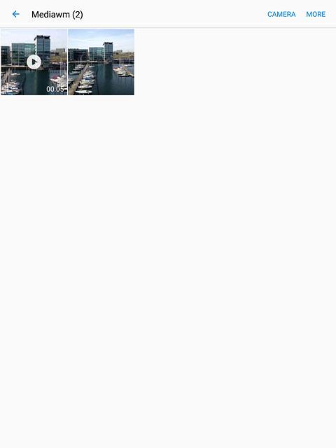 Go to the required folder.Press and hold the required file.