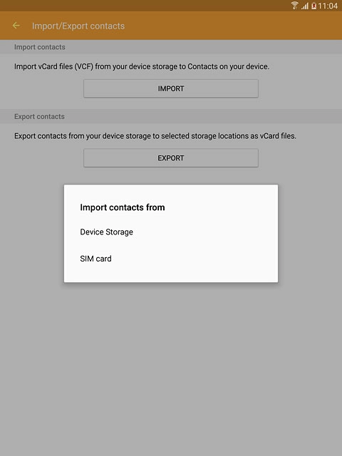 Press SIM card.
