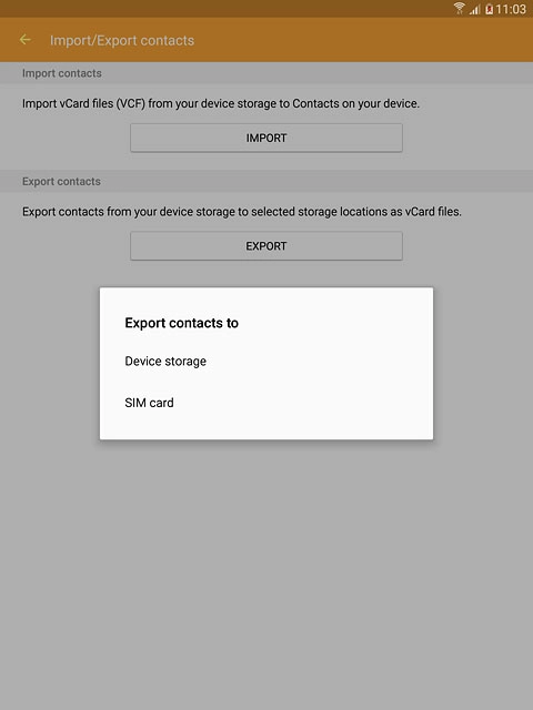Press SIM card.