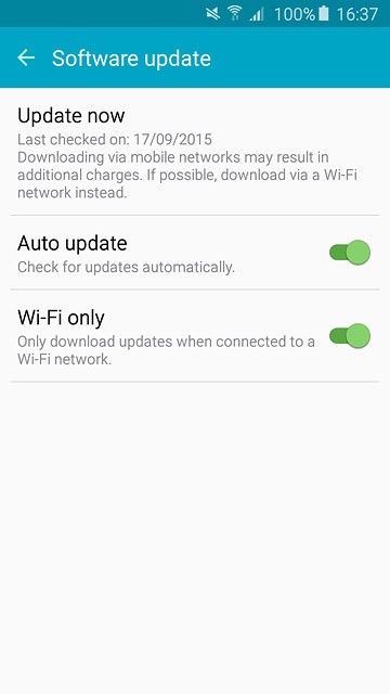 Press Update now.If a new software version is available, it's displayed.Follow the instructions on the display to update your phone's software.