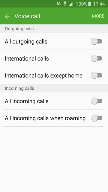 International calls