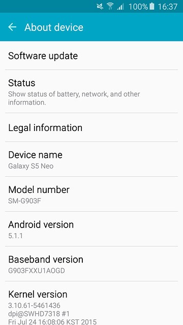 Press Software update.