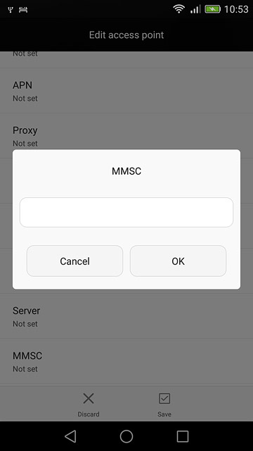 Key in http://www.vodafone.ie/mms and press OK.