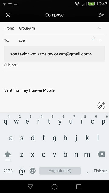 Key in the first letters of the required contact.Matching contacts are displayed.Press the required contact.Repeat the procedure to add more recipients.