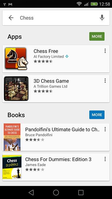Press the required app.