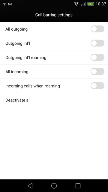 Incoming calls when roaming