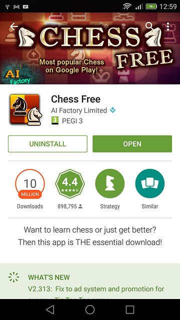 Follow the instructions on the display to install the app.Press the home icon to return to the home screen.