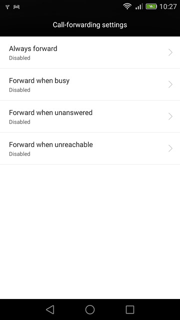 Forward when busy