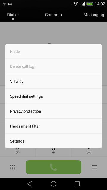Press Settings.