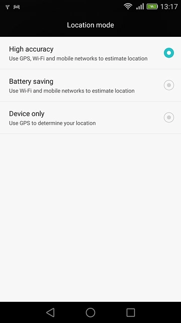 Press Battery saving.