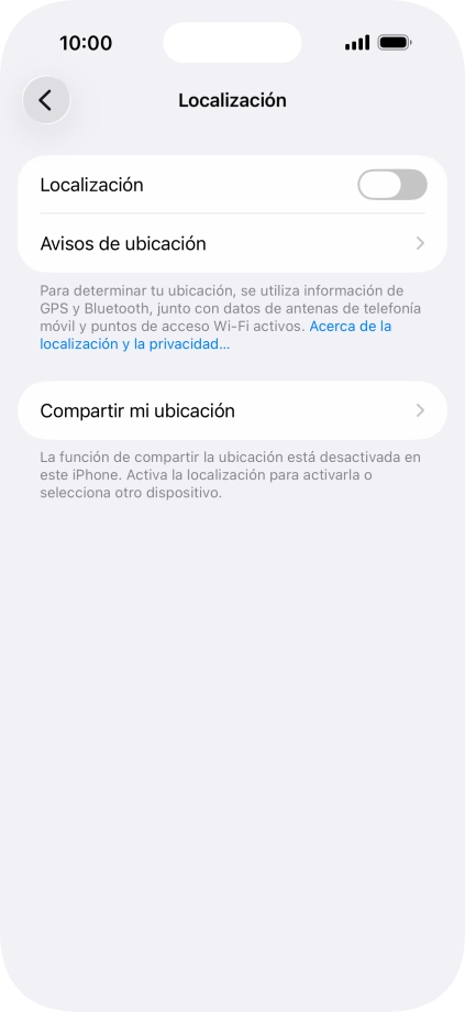 Pulsa el indicador junto a 