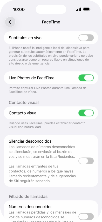 Pulsa el indicador junto a 