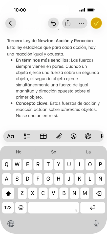 Pulsa el icono de Apple Intelligence.