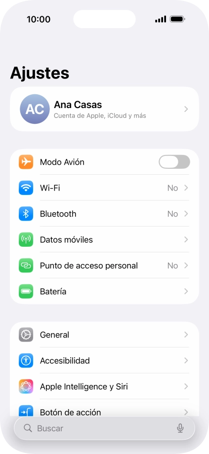 Pulsa Datos móviles.