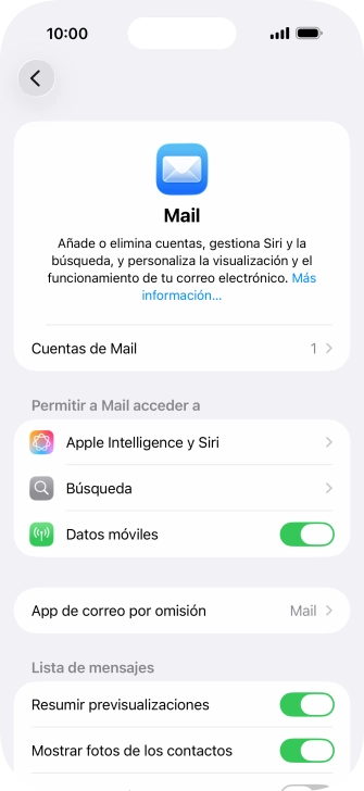 Pulsa Cuentas de Mail.