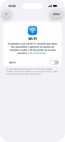 Pulsa el indicador junto a 