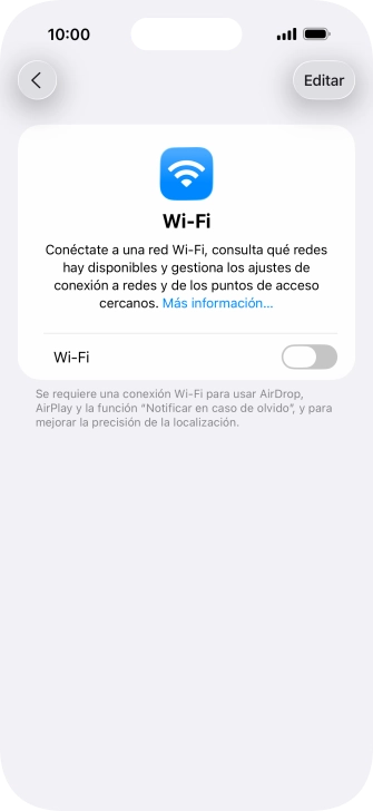 Pulsa el indicador junto a 