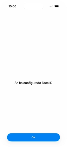 Pulsa OK. Si no has añadido anteriormente un código de seguridad, tendrás que introducir un código de libre elección dos veces consecutivas.