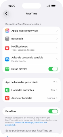 Pulsa el indicador junto a 