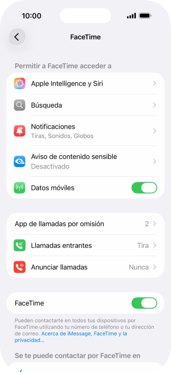 Pulsa el indicador junto a 