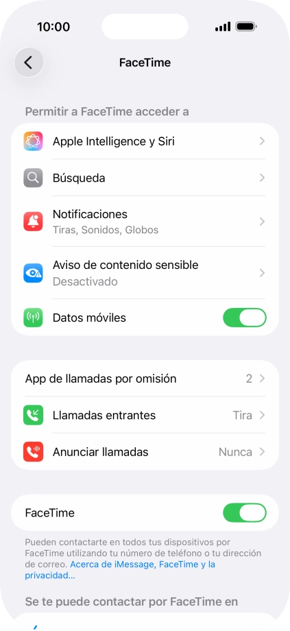 Pulsa el indicador junto a 