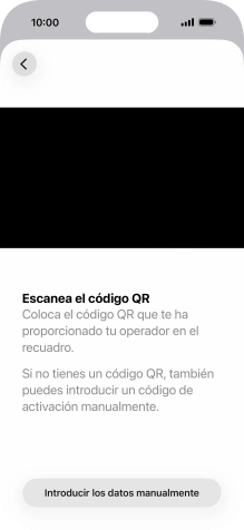 Coloca el código QR dentro del marco de la cámara del teléfono para escanearlo.