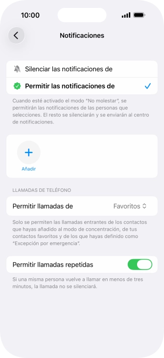 Pulsa la flecha hacia la izquierda.