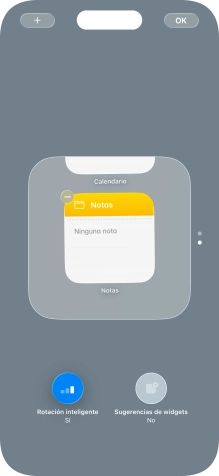 Pulsa Rotación inteligente para activar o desactivar la función.