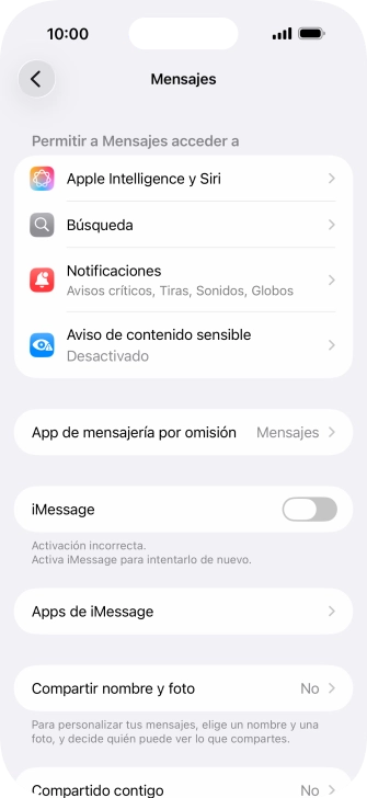 Pulsa el indicador junto a 