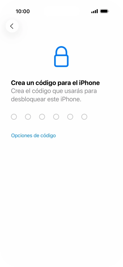 Pulsa Opciones de código.