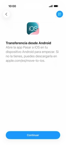 Para transferir contenido a tu teléfono, tienes que haber instalado la app 