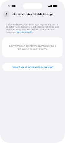 Desliza el dedo hacia arriba desde la parte inferior de la pantalla para terminar y volver a la pantalla de inicio.