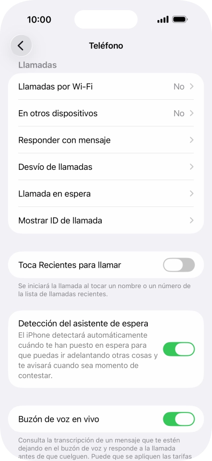 Pulsa Llamada en espera.