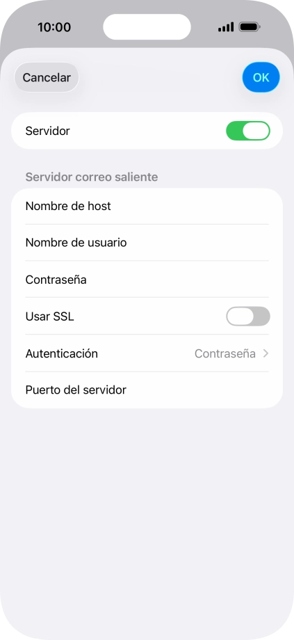 Pulsa el indicador junto a 