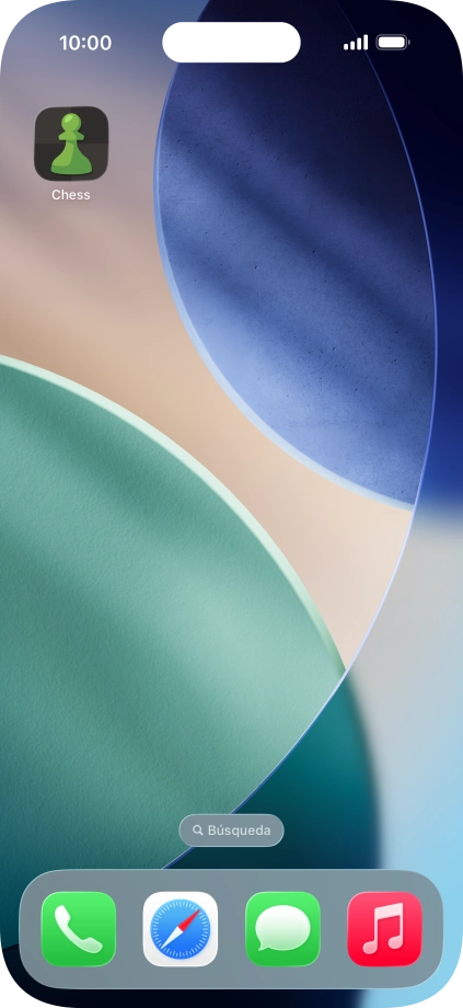 Pulsa la app deseada durante unos instantes.