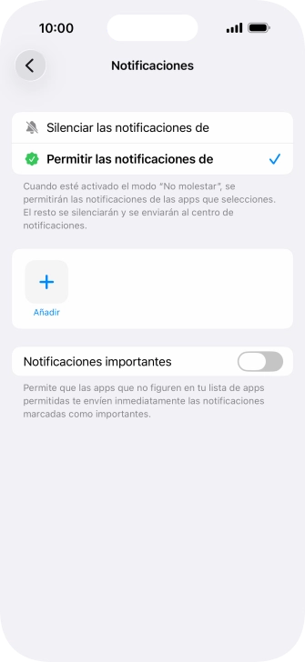 Pulsa el indicador junto a 
