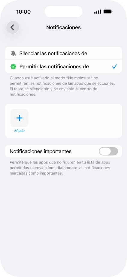Pulsa el indicador junto a 