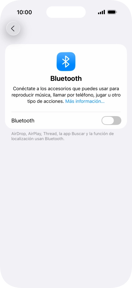 Pulsa el indicador junto a 