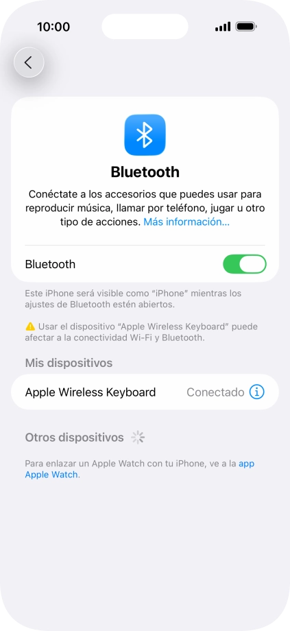 Desliza el dedo hacia arriba desde la parte inferior de la pantalla para terminar y volver a la pantalla de inicio.