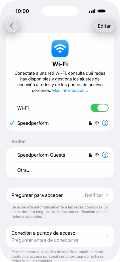 Desliza el dedo hacia arriba desde la parte inferior de la pantalla para terminar y volver a la pantalla de inicio.