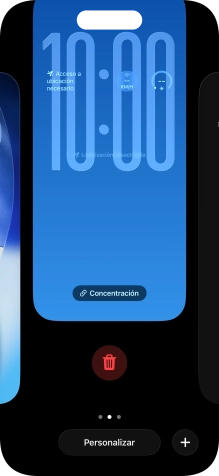 Pulsa el icono de eliminar.