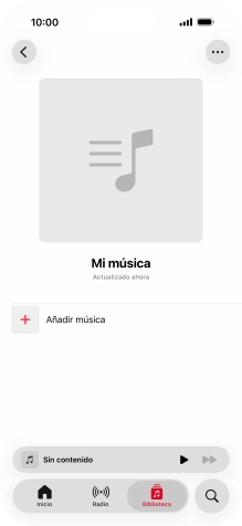 Pulsa Añadir música.