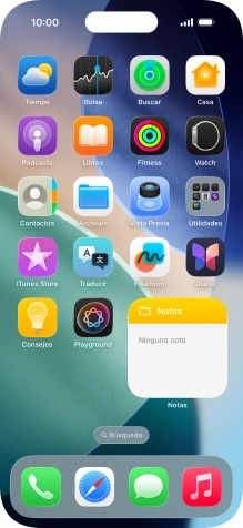 Si utilizas un grupo de widgets: Desliza el dedo hacia arriba o hacia abajo sobre el grupo para seleccionar el widget deseado.