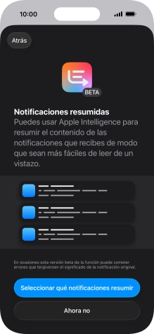 Si activas la función, sigue las indicaciones de la pantalla para seleccionar más ajustes.