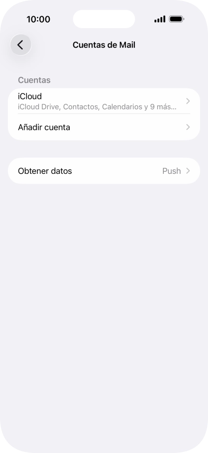 Pulsa Añadir cuenta.