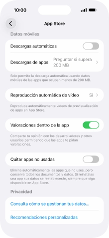 Pulsa el indicador junto a 