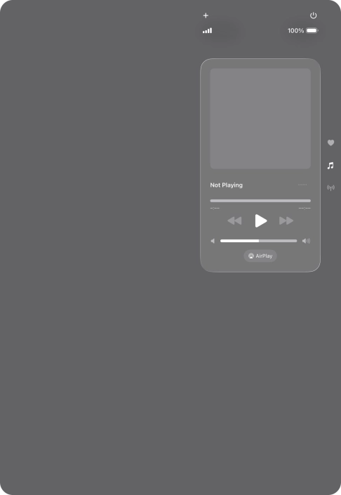 Slide your finger upwards starting from the bottom of the screen to return to the home screen.