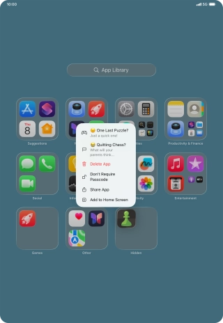 Press Don't Require Passcode.