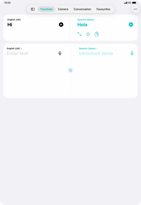 Press the screen size icon.